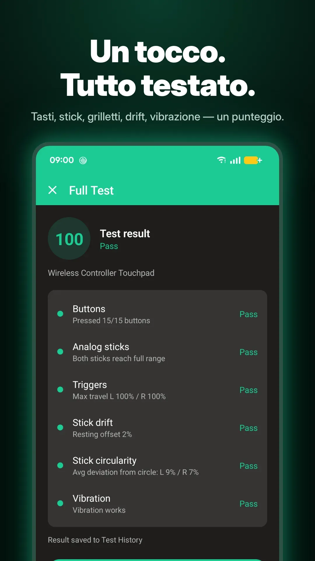 Screenshot 1 di Gamepad Tester Pro