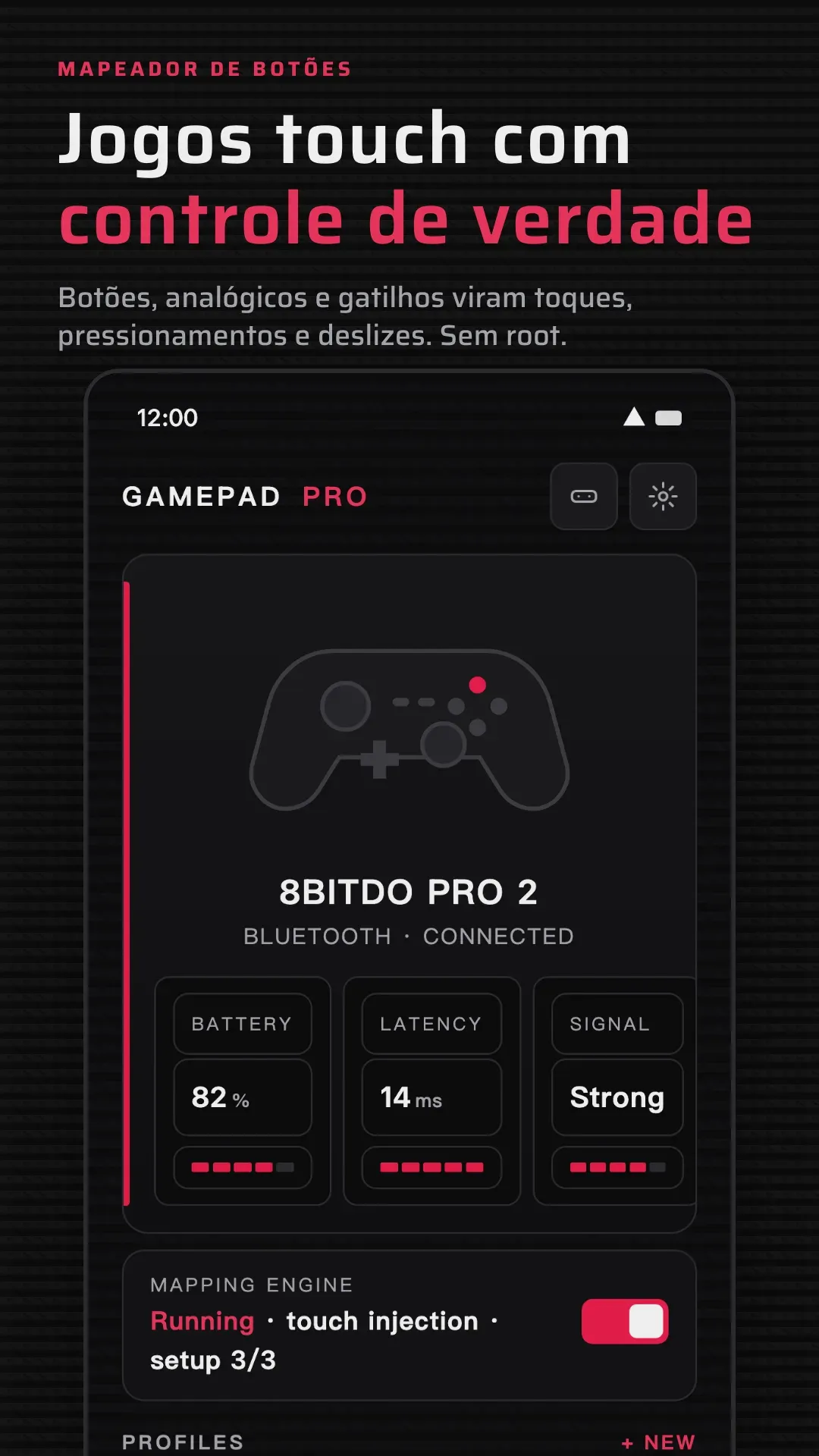 Captura de tela 1 do Gamepad Pro