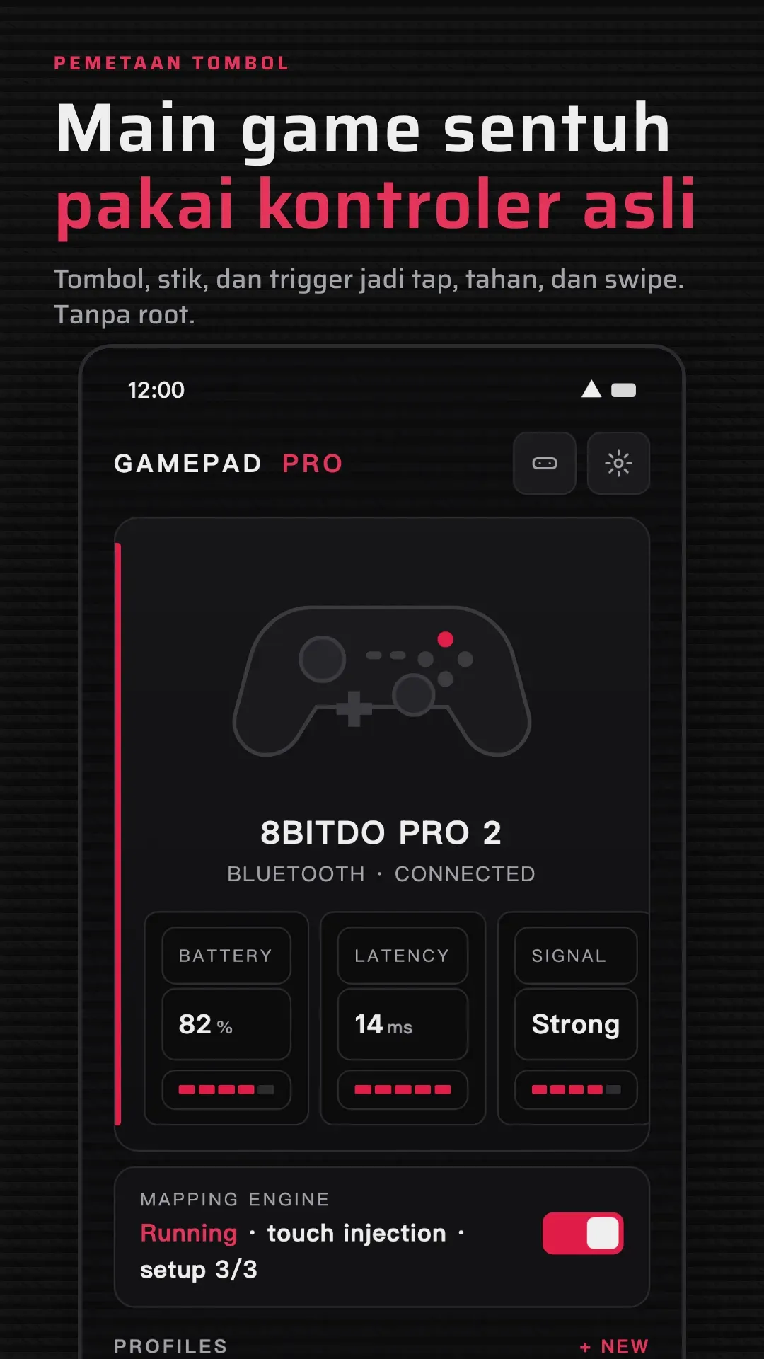 Tangkapan layar Gamepad Pro 1