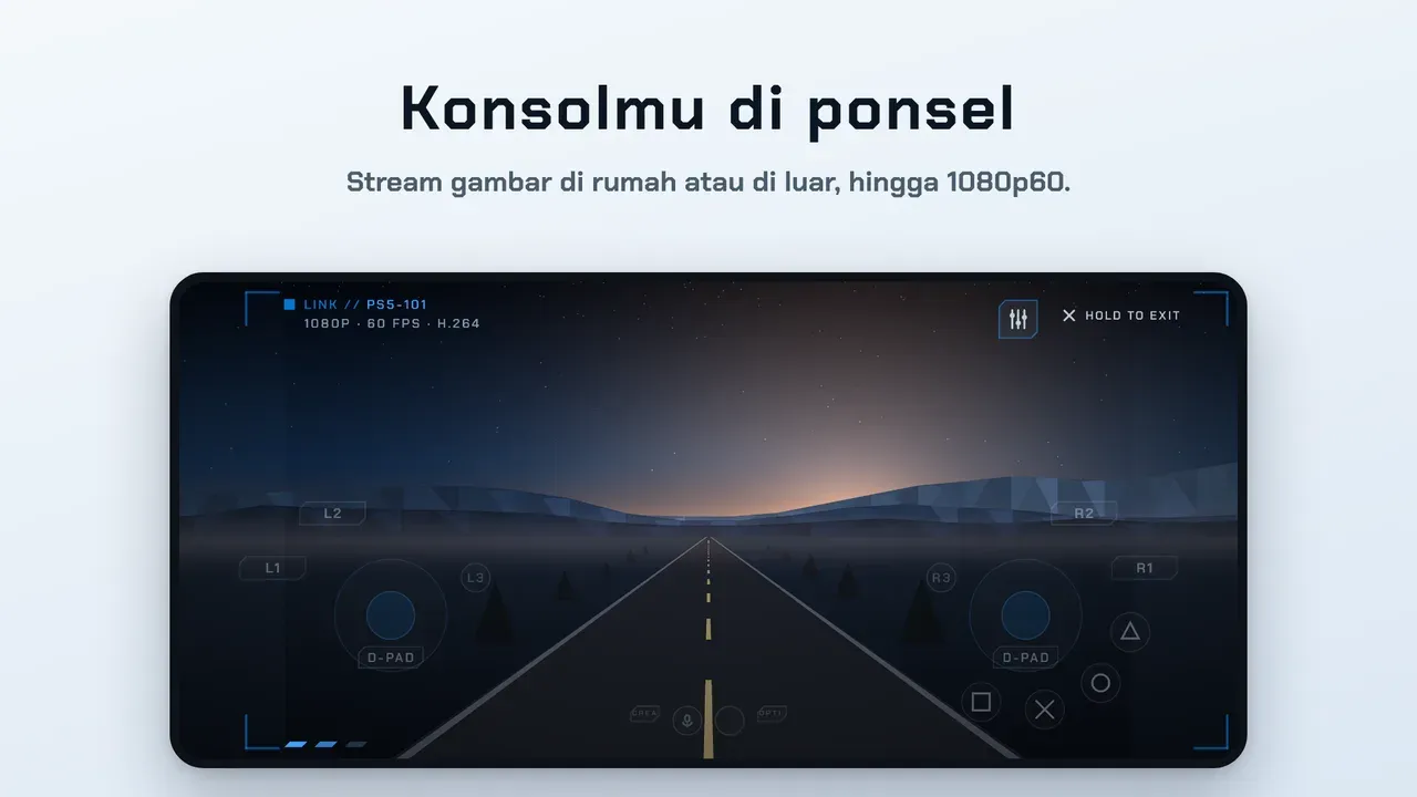 Tangkapan layar Relaypad 2