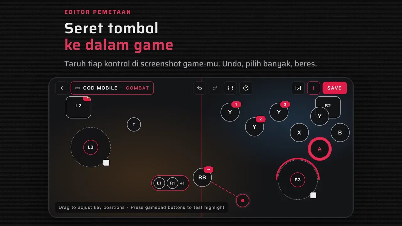 Tangkapan layar Gamepad Pro 2