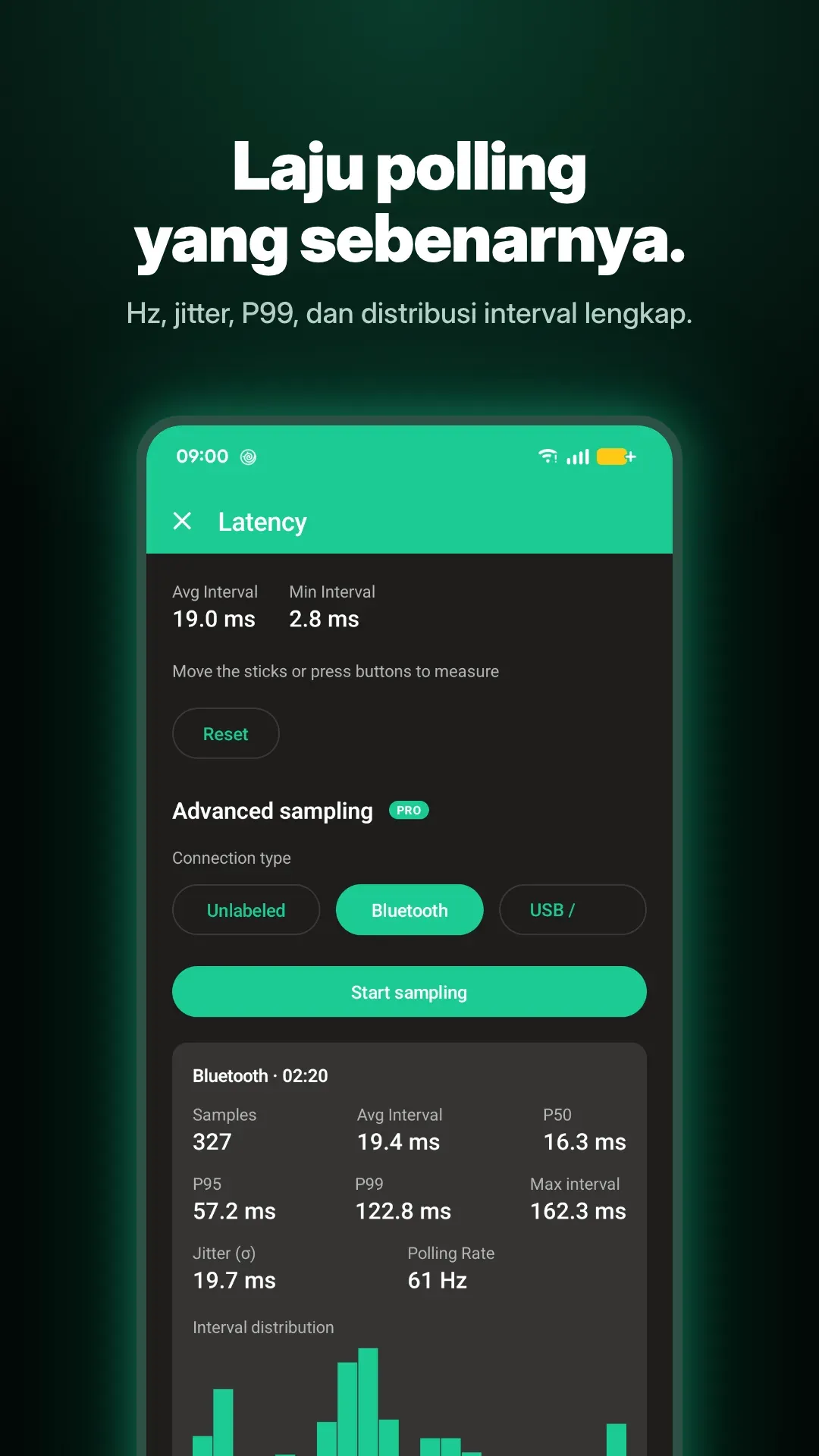 Tangkapan layar Gamepad Tester Pro 3