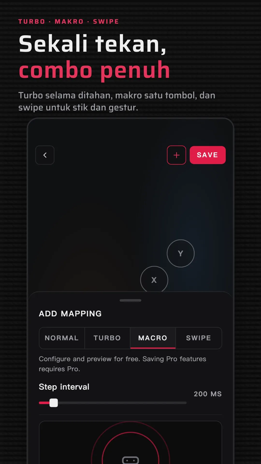Tangkapan layar Gamepad Pro 4